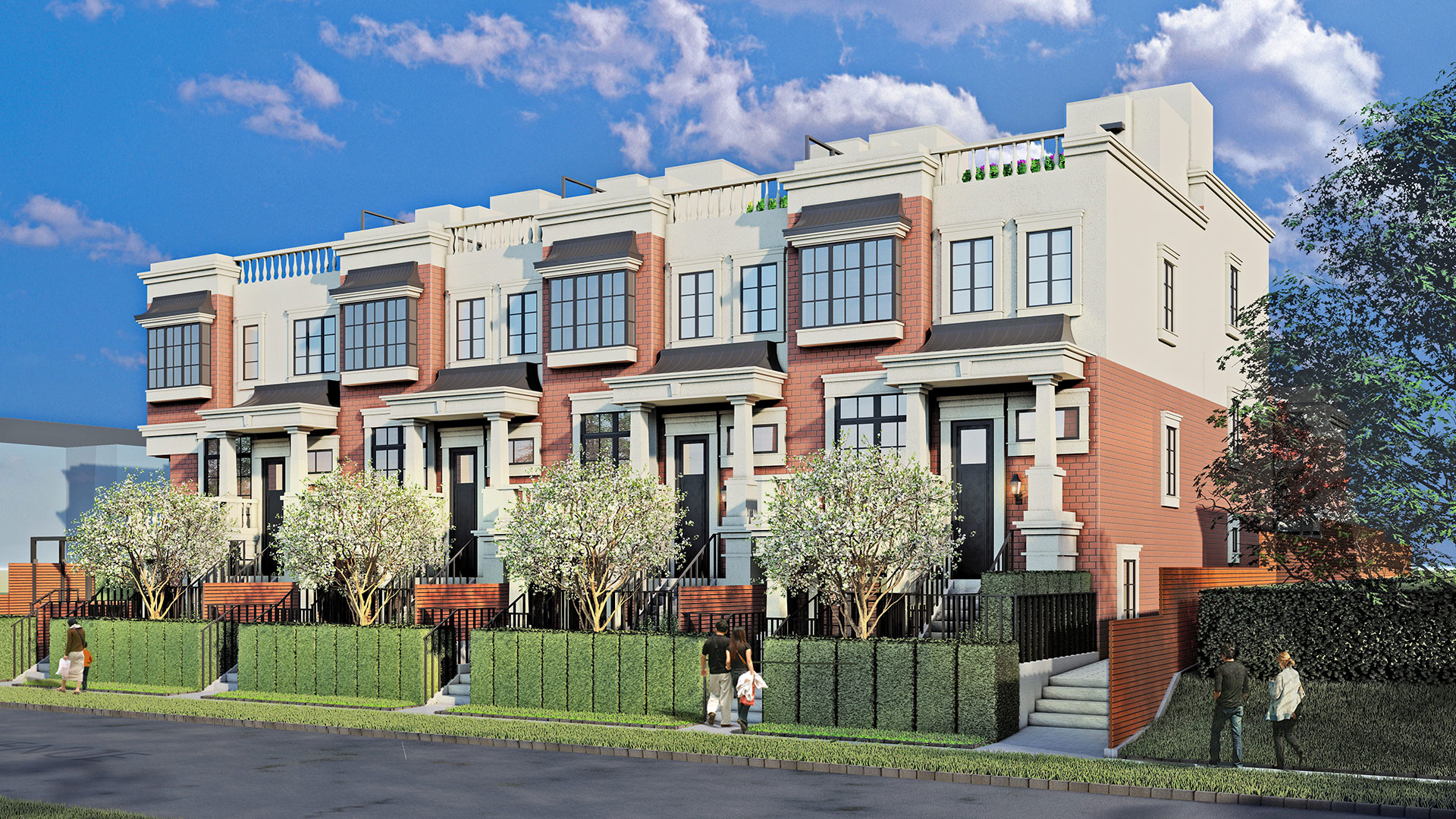 A boutique collection of 20 townhomes and garden suites on Vancouver's West Side.