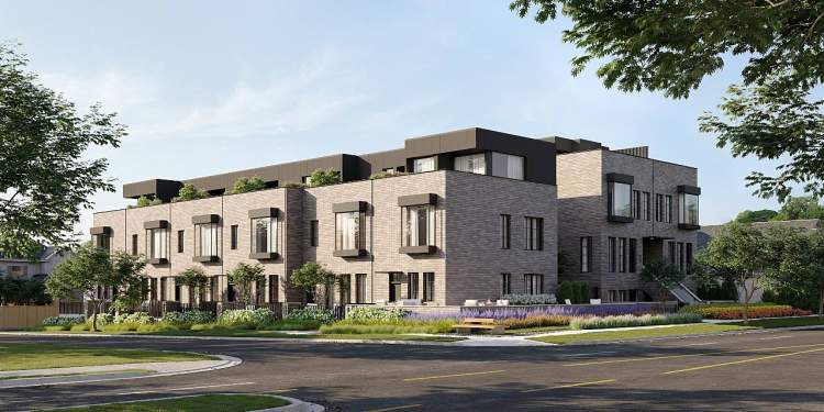 Consists of 16 townhomes and city homes from 519 - 1,802 sq ft.