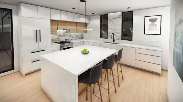 Oak Keys kitchen design concept.