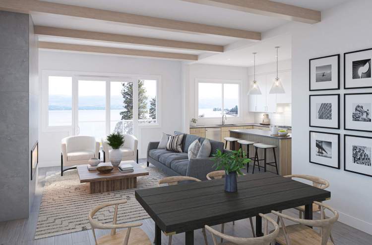 Bright and open floorplans with flexible living / dining room layouts.