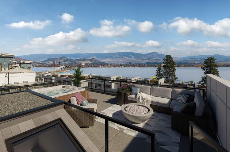 All homes have rooftop decks with spectacular views that can also accommodate a hot tub.