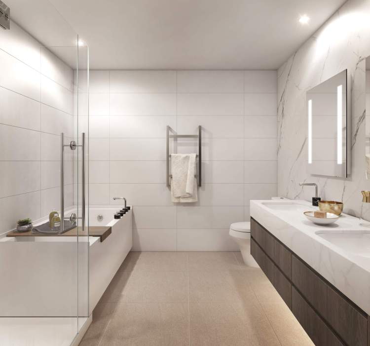 Bathrooms uncover an equilibrium between sophistication and relaxation.