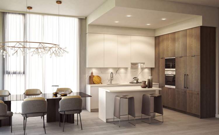 Gravitate towards an elegant kitchen that is perfect for entertaining or everyday enjoyment.