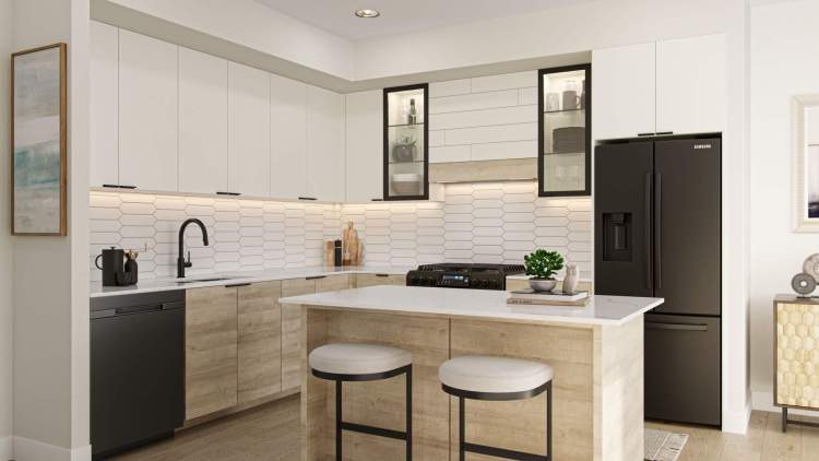 Enjoy a premium and stylish kitchen with well-appointed appliances.