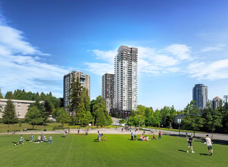 An elegant 32-storey tower located across from Holland Park.