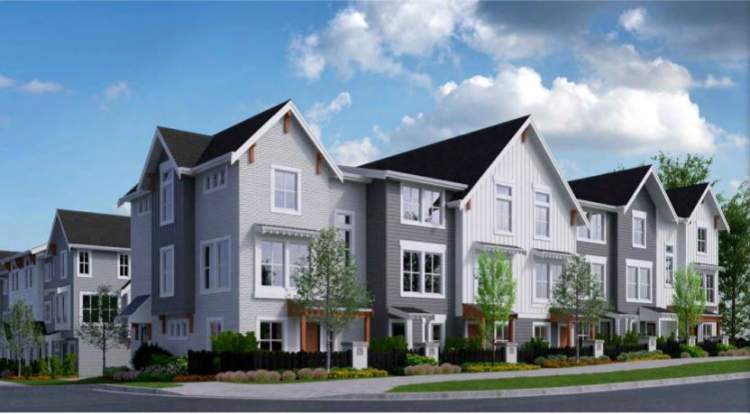 A new townhouse community from Gatehouse Developments located at 84 Avenue and 201B Street.
