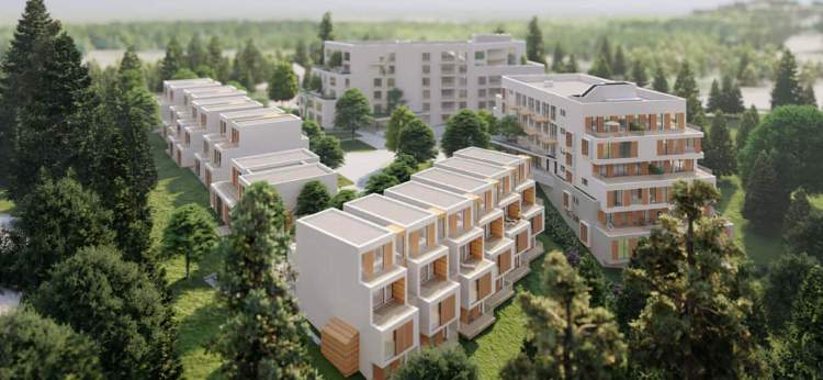 Sixteen luxury-inspired townhomes centrally located in Colwood.