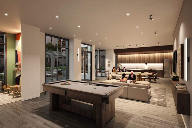 A large chef’s kitchen, games areas, and social spaces are ideal to host your friends & family.