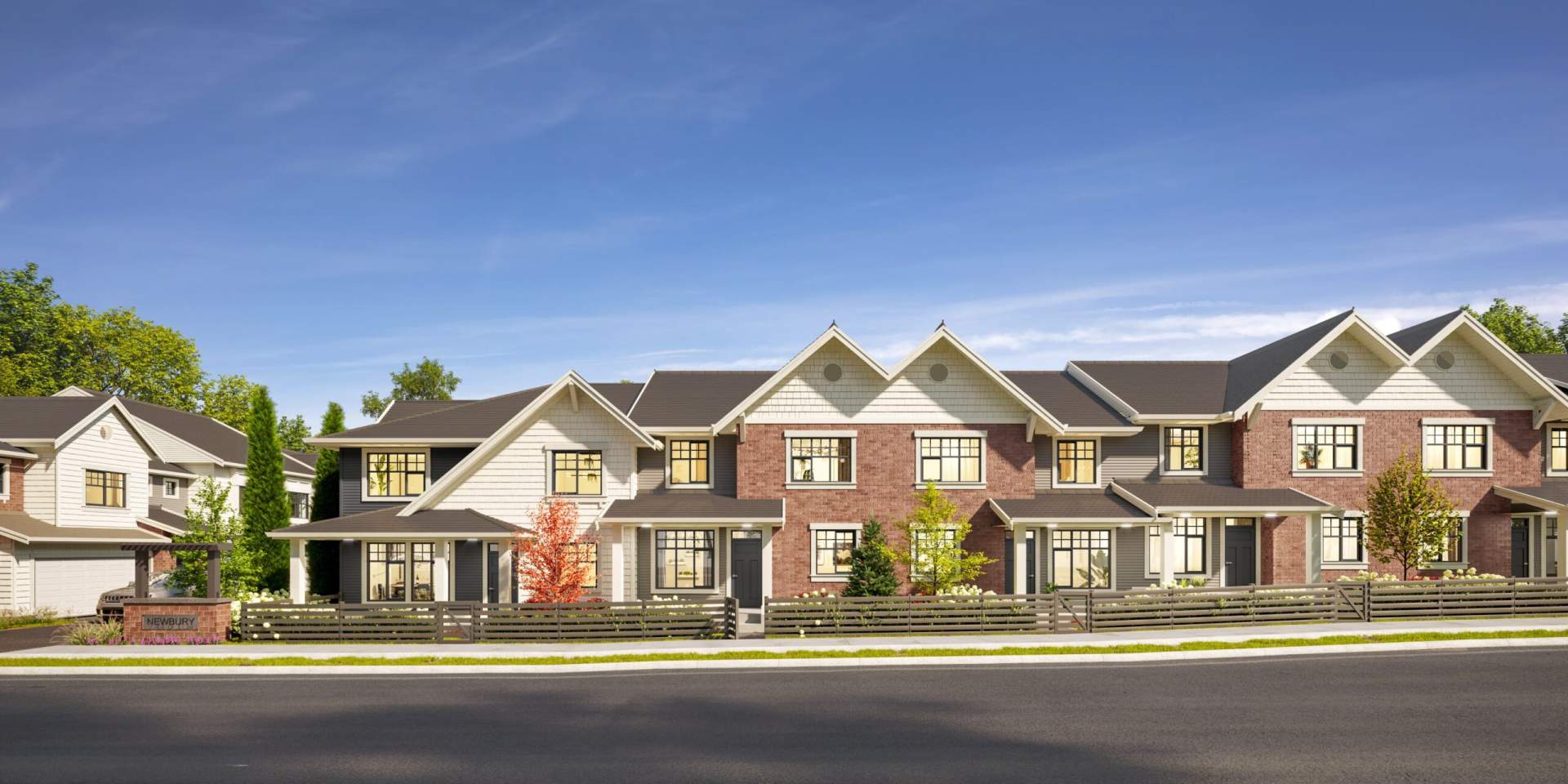 A new Latimer residential community of 84 three- and four-bedroom townhomes.