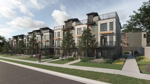 An Offering Of 35 Knox Mountain Townhomes In Kelowna.