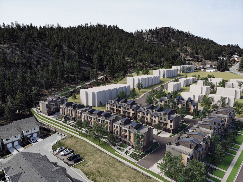 The first phase of this Knox Mountain master-planned community.