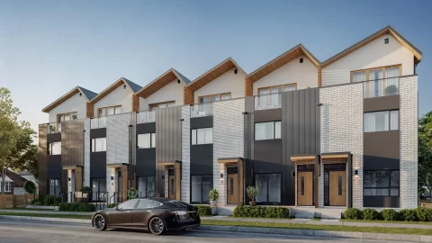 Six Tailor-made 3-bedroom Rowhomes Coming To Riley Park.