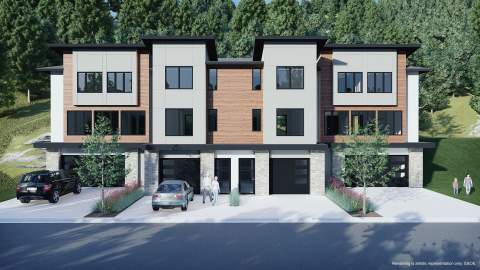 A Collection Of 26 Two- And Three-storey Townhomes At Tallus Ridge, Near Shannon Lake.