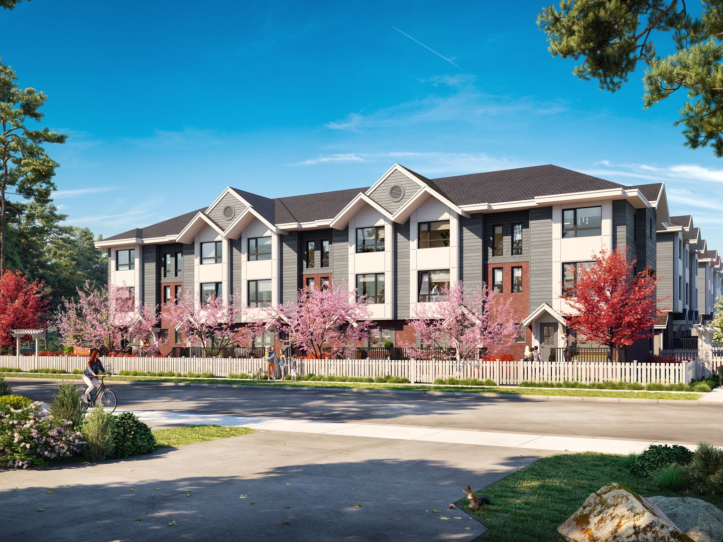 A collection of 38 four-bedroom family townhomes in the Boundary Park area.