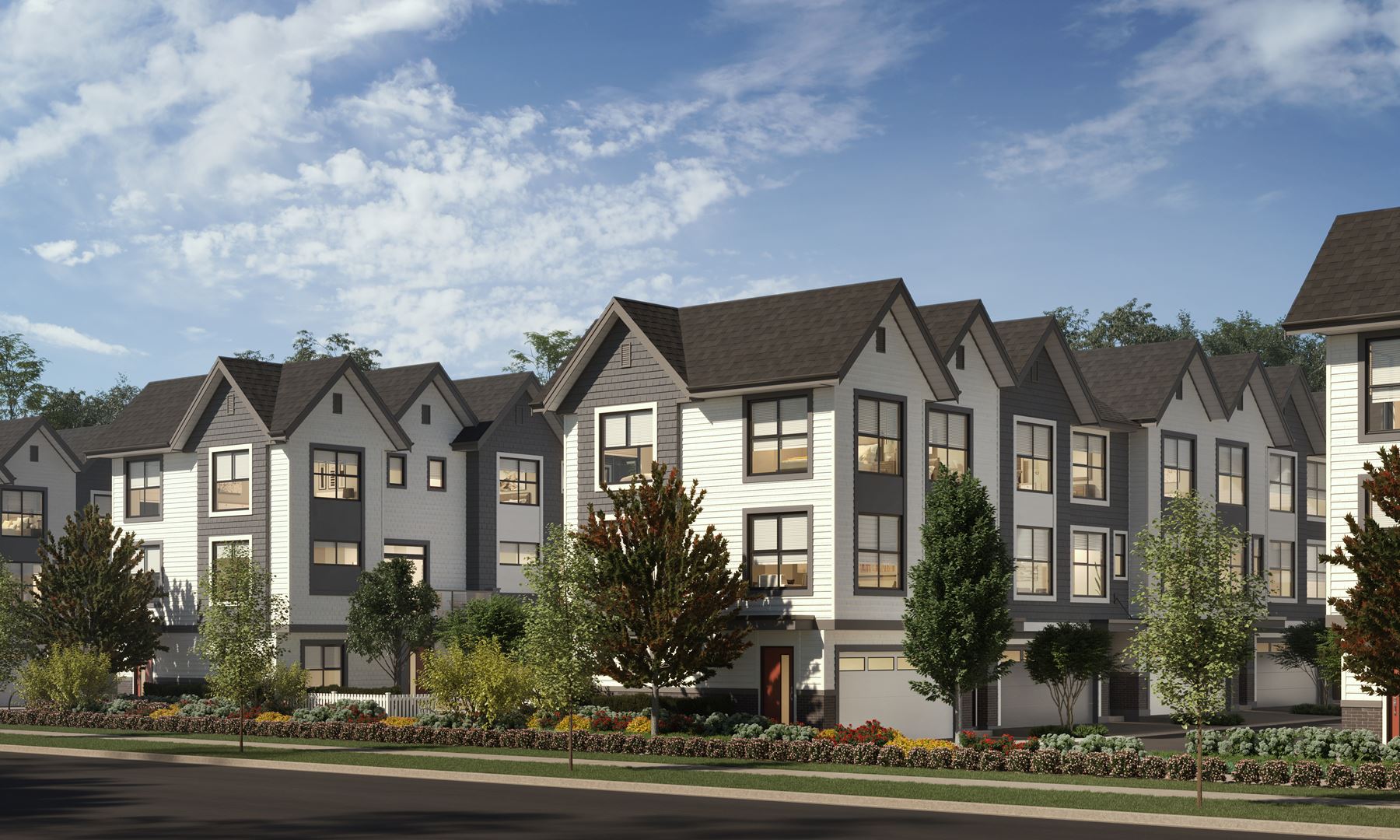 A collection of 29 bright, contemporary townhomes in Maple Ridge.