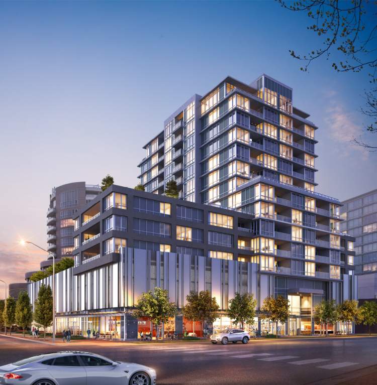 A collection of 101 luxury condominiums in Richmond City Centre.
