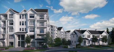 A New South Surrey Residential Community Offering A Selection Of Condominiums And Townhomes.