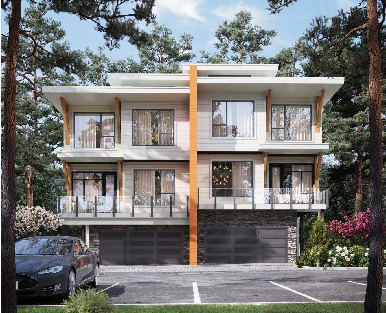 Homes come in 3-storey monoplex, duplex, and pentaplex configurations.