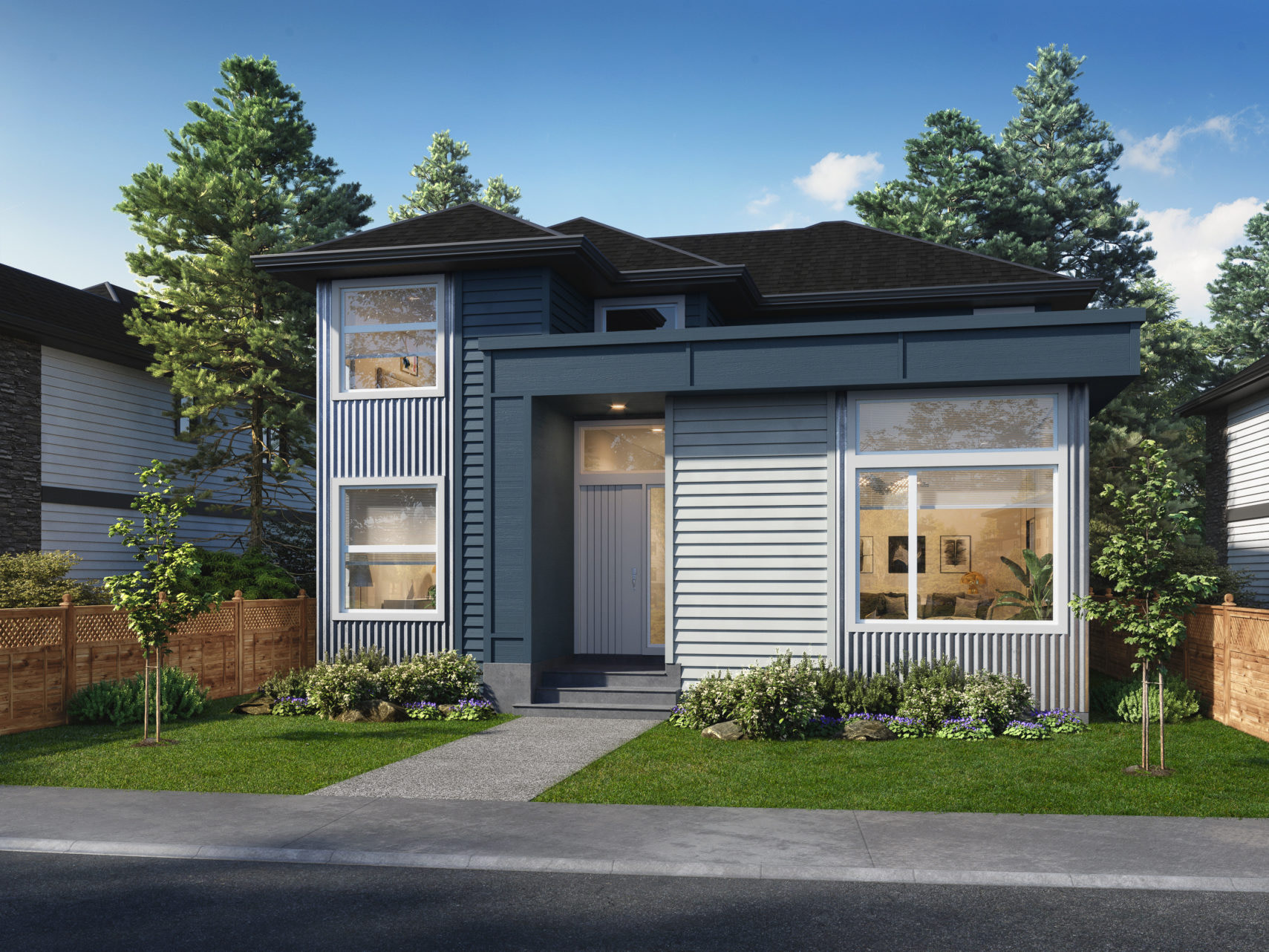 Lot 19 carriage home with 3 bedrooms, 2.5 bathrooms + den.