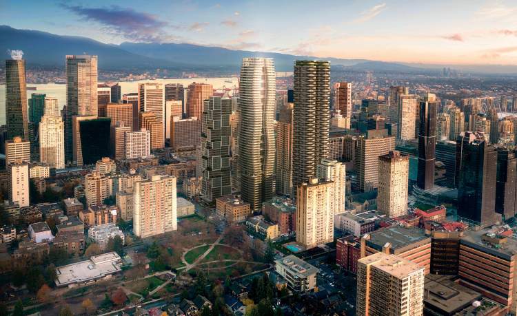 Vancouver's fourth tallest tower is a passive house designed by WKK Architects.