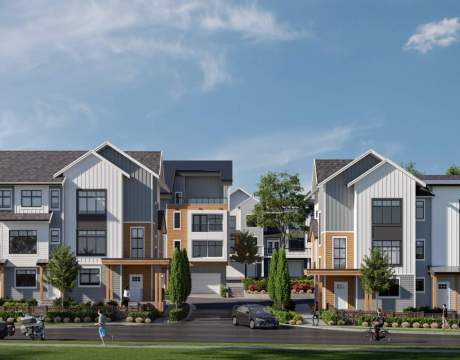 A Collection Of 68 Family-size Langley Townhomes Coming To Latimer Mews.