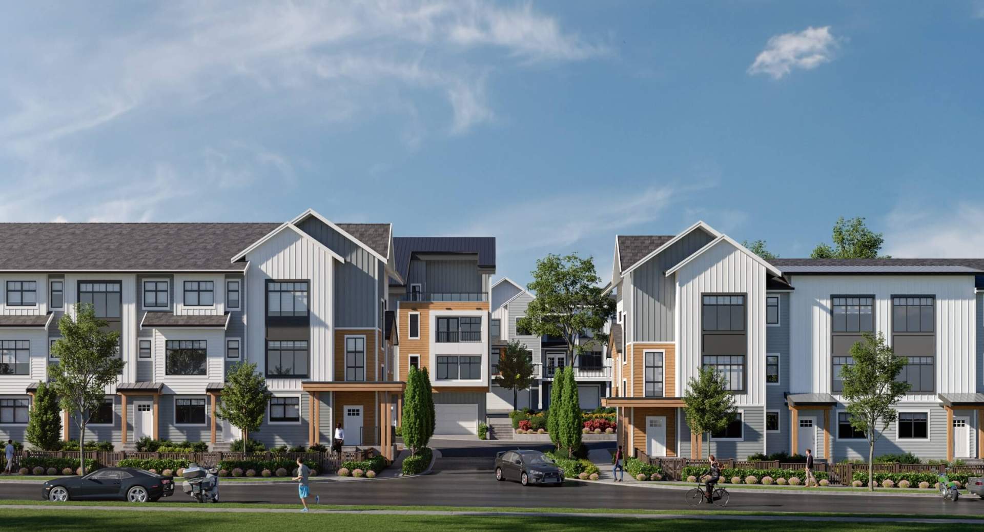 A collection of 68 family-size Langley townhomes coming to Latimer Mews.