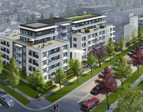 A Collection Of 55 Studio To 3-bedroom Condos In Vancouver's Riley Park Neighbourhood.