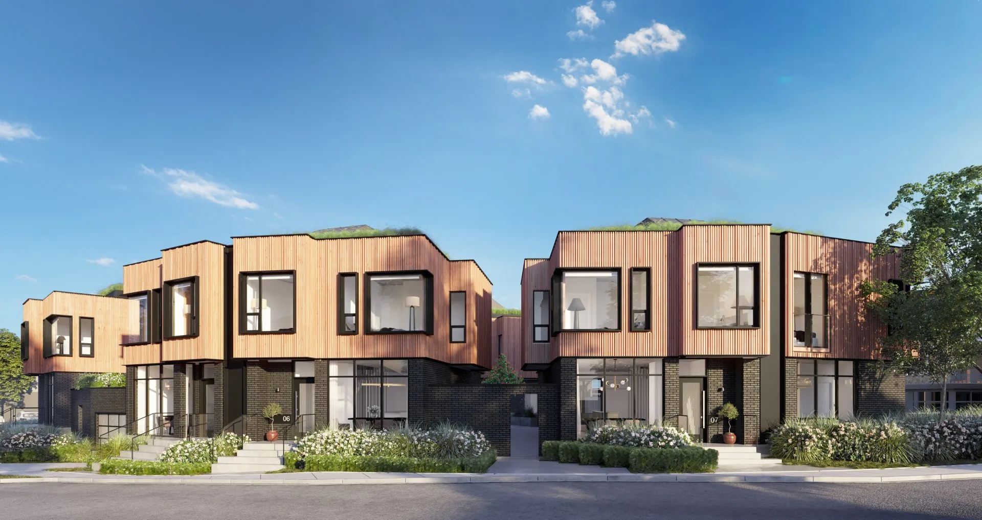 Eight thoughtfully-designed townhomes in the heart of Edgemont Village.