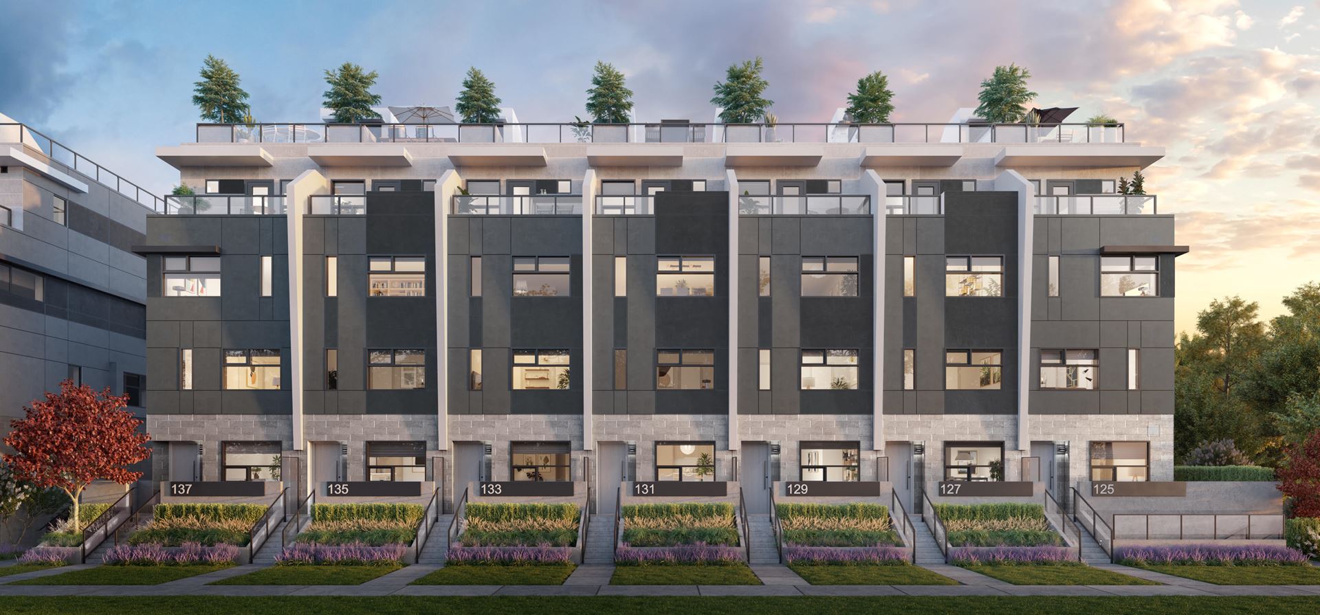 A boutique collection of 20 luxury West Side Vancouver townhomes.