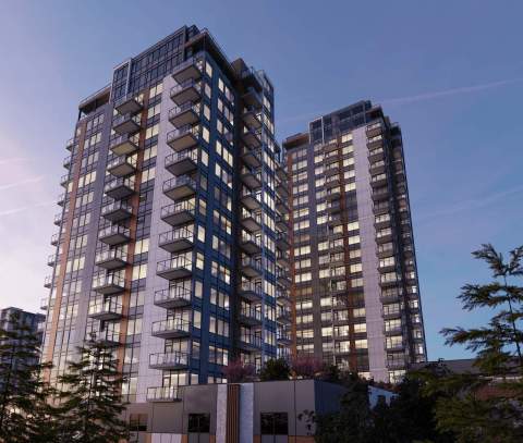 Langford's First Highrises Will Offer A Selection Of 270 1- To 3-bedroom Condominiums.