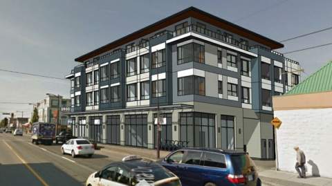 A Victoria-Fraserview Mixed-use Development With 26 One- To Three-bedroom Condos.