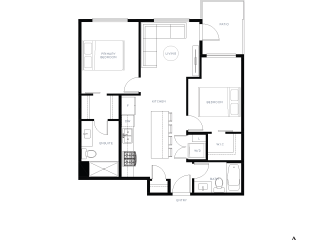 Highstreet Village Floor Plan Condo F