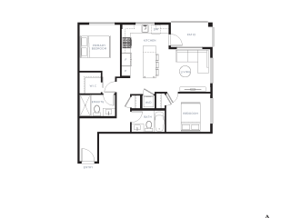 Highstreet Village Floor Plan Condo H