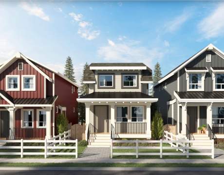 A Collection Of Farmhouse-inspired, Single-family Homes In Maple Ridge.