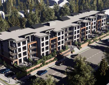 A New 4-storey Residential Building With A Selection Of 80 Langley Condominiums.