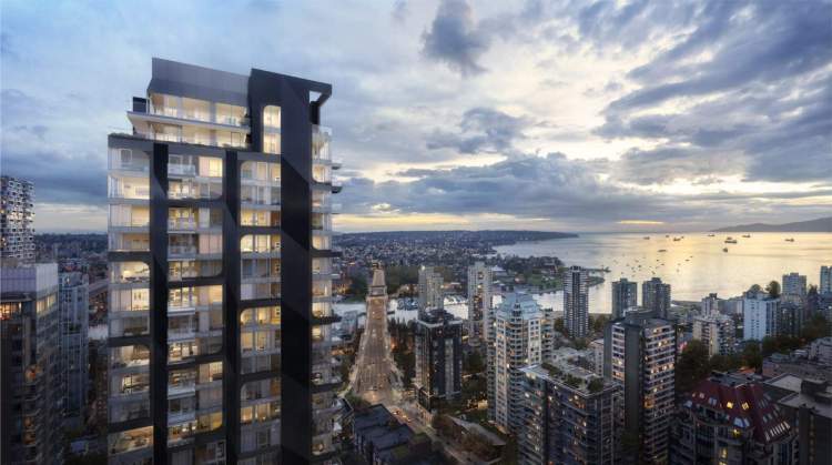 The third phase of Burrard Place, this 36-storey tower offers 239 luxury condominiums.