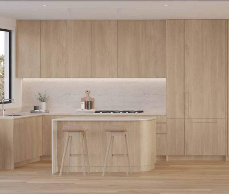 The Cut East Van Kitchens - Clean lines, quality materials, and integrated European appliances.