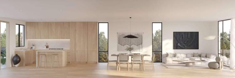 The Cut Interiors - Tonal colour schemes by McKinley Studios emphasize minimalism.