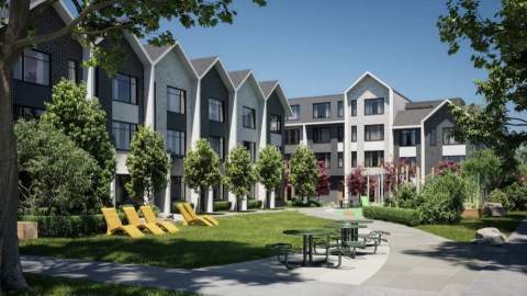 A Selection Of 208 Rental And Strata Homes With A New City Childcare And Corner Park.