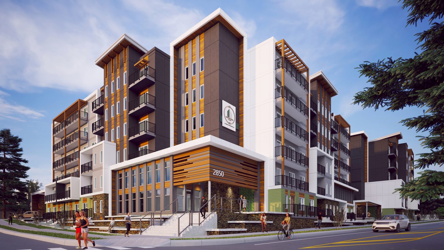 A collection of 155 attainable Langford condominiums with a rent-to-own program.
