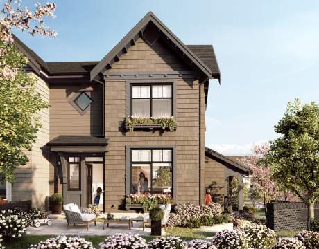 A Collection Of 3- & 4-bedroom Family-size Burke Mountain Townhomes.