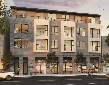 A Mixed-use Kingsway Lowrise With A Selection Of 21 Studio To 2-bedroom Condos.