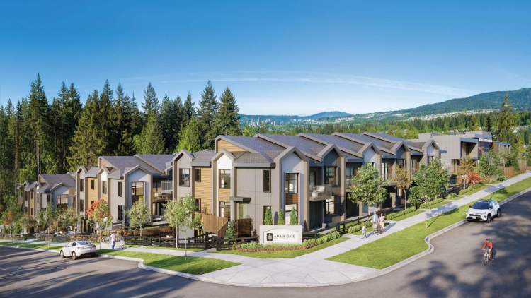 A collection of 52 family-size townhomes in the heart of Burke Mountain.