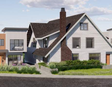 A Boutique Development Featuring A Restored Arts & Crafts Heritage Home And Four Contemporary Townhomes.