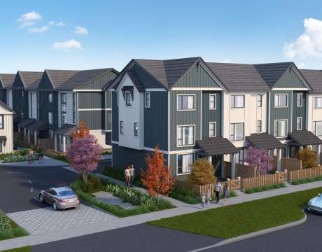 A Collection Of 39 Fraser Heights 3- & 4-bedroom + Den Townhomes.