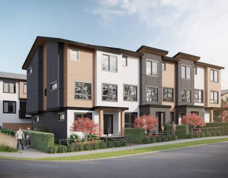 A Collection Of 42 Four-bedroom Fraser Heights Townhomes In North Surrey.