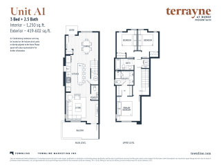 Terrayne Floor Plan Unit A1