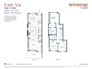 Terrayne Floor Plan Unit A1a