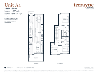 Terrayne Floor Plan Unit Aa