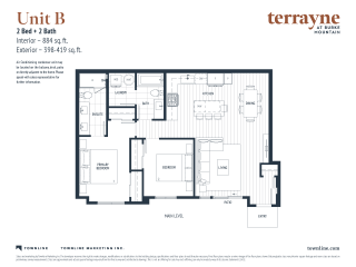 Terrayne Floor Plan Unit B